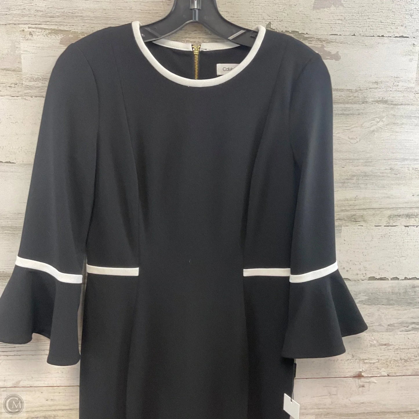 Dress Work By Calvin Klein In Black, Size: S