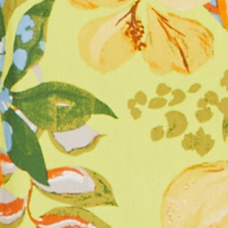 Plus Size Tropical Floral Palazzo Pants