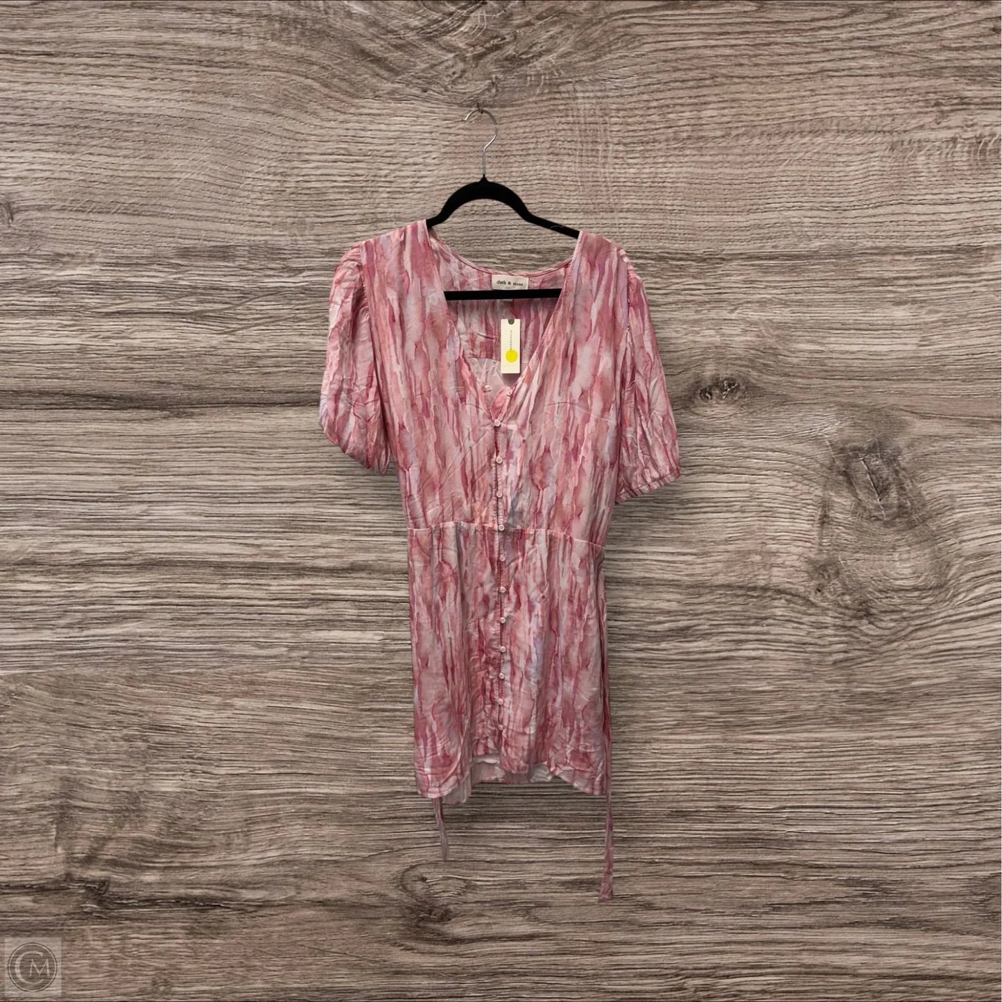 Dress Casual Midi By Cloth & Stone In Pink, Size: Xl