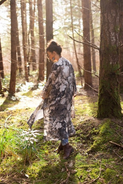 The Looking Glass Bamboo Duster Kimono Robe