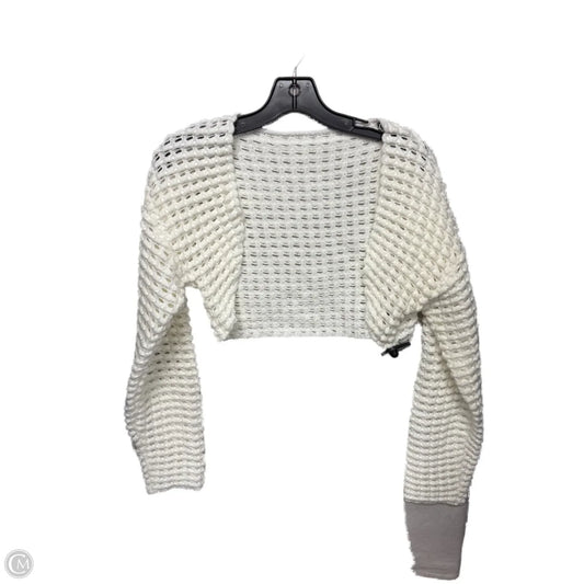 Cardigan By Clothes Mentor In Cream, Size: S