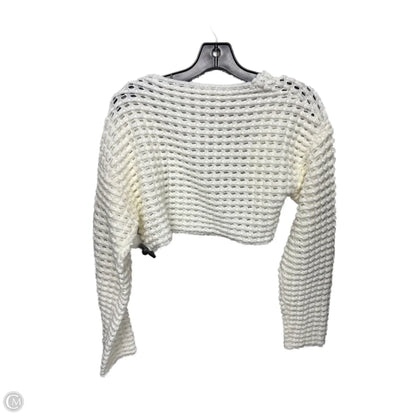Cardigan By Clothes Mentor In Cream, Size: S