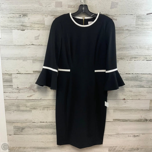 Dress Work By Calvin Klein In Black, Size: S