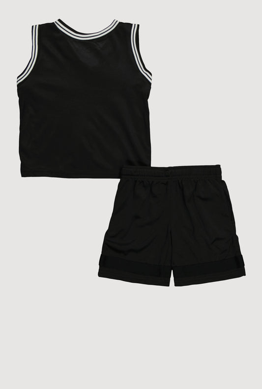 Toddler Boys Legends Live Forever Basketball Jersey and Shorts Set