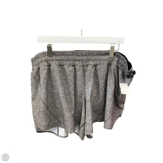 Athletic Shorts By Lululemon In Grey, Size: 20