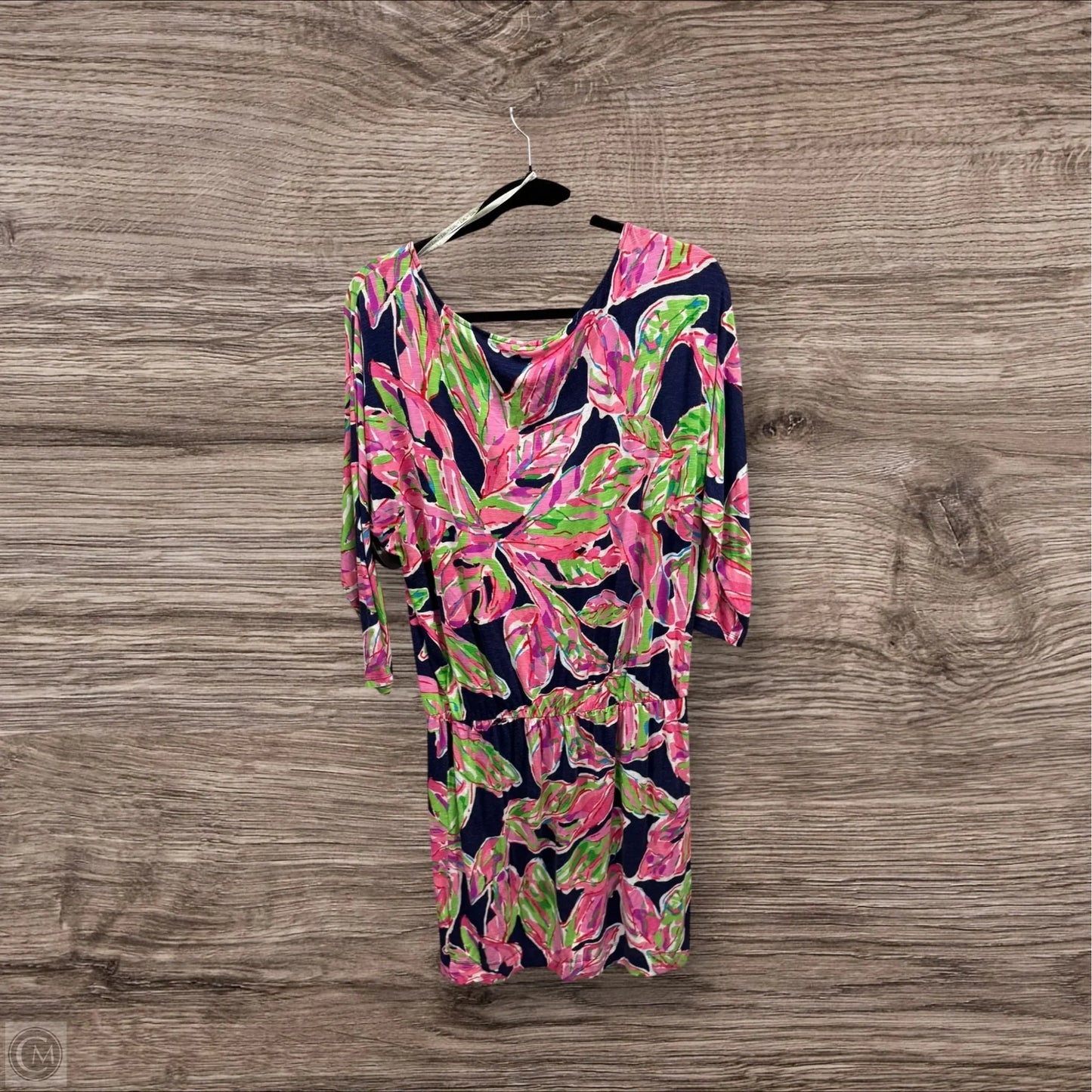 Dress Designer By Lilly Pulitzer In Blue & Pink, Size: L
