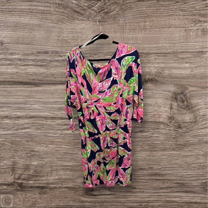Dress Designer By Lilly Pulitzer In Blue & Pink, Size: L