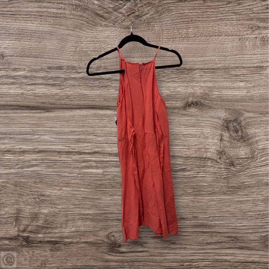 Dress Casual Midi By Loft In Peach, Size: 2