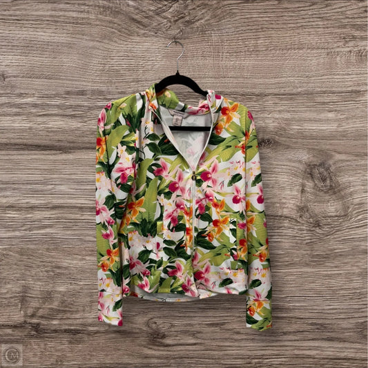 Jacket Other By Tommy Bahama In Tropical Print, Size: L
