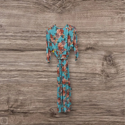 Dress Casual Maxi By Pink Blush In Blue & Pink, Size: 3x