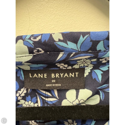 Dress Casual Maxi By Lane Bryant In Blue & White, Size: 1x