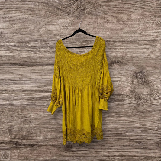Dress Casual Short By Oddi In Gold, Size: Xxl