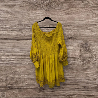 Dress Casual Short By Oddi In Gold, Size: Xxl