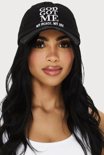 God Got Me My Peace My Joy Baseball Cap