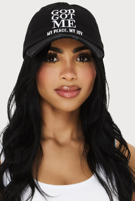 God Got Me My Peace My Joy Baseball Cap