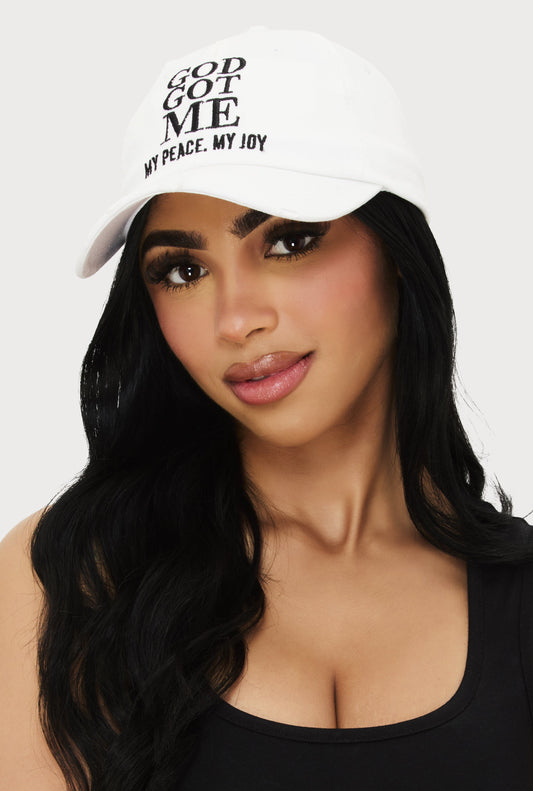 God Got Me My Peace My Joy Baseball Cap