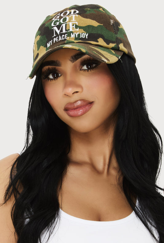 God Got Me My Peace My Joy Baseball Cap