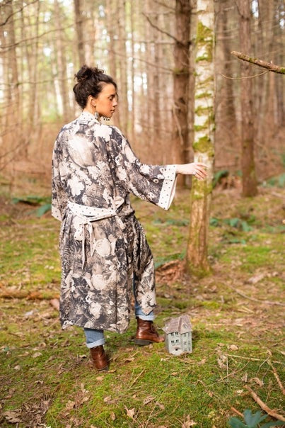 The Looking Glass Bamboo Duster Kimono Robe