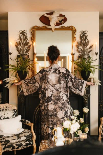 The Looking Glass Bamboo Duster Kimono Robe