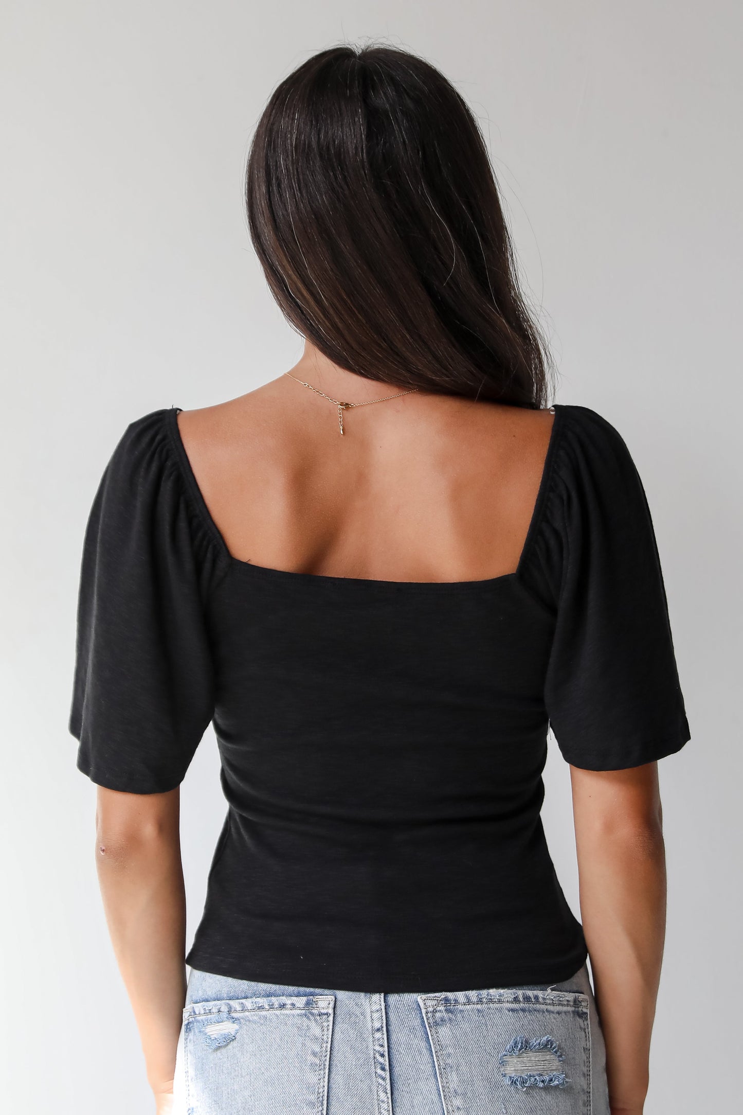 FINAL SALE - Sweet Cuteness Flutter Sleeve Top